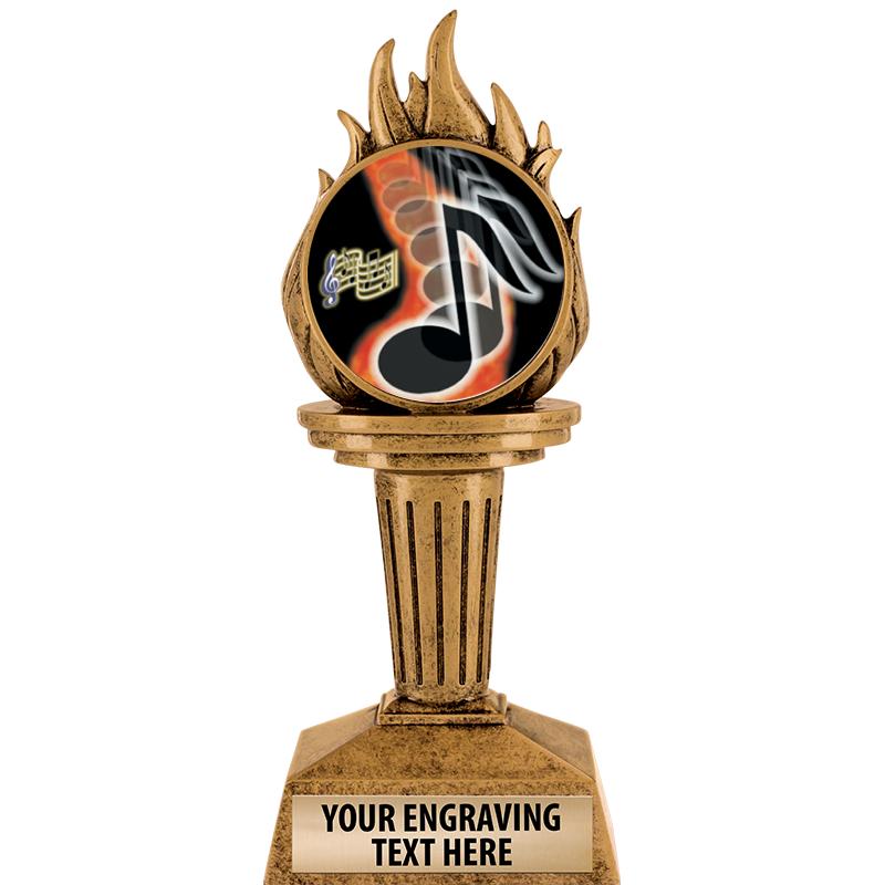 7.25" TORCH INSERT SCULPTURE