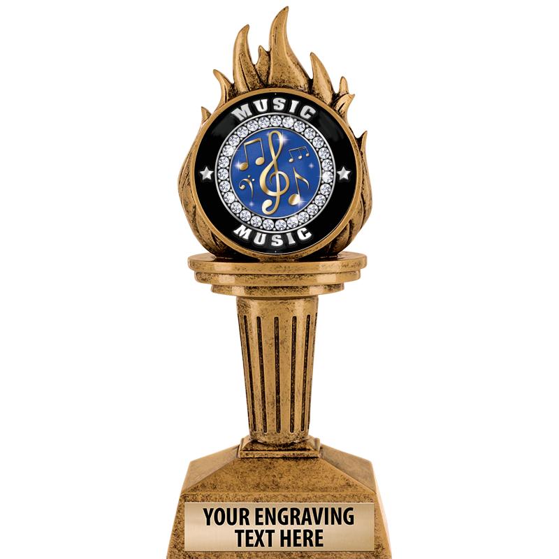 7.25" TORCH INSERT SCULPTURE