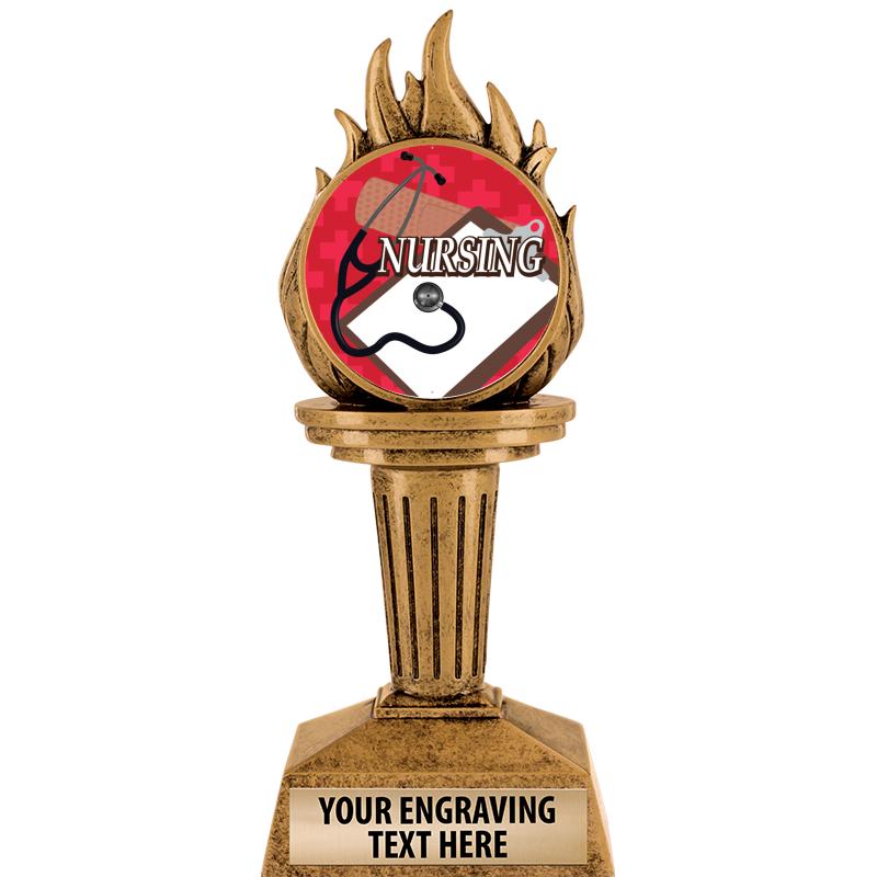 7.25" TORCH INSERT SCULPTURE