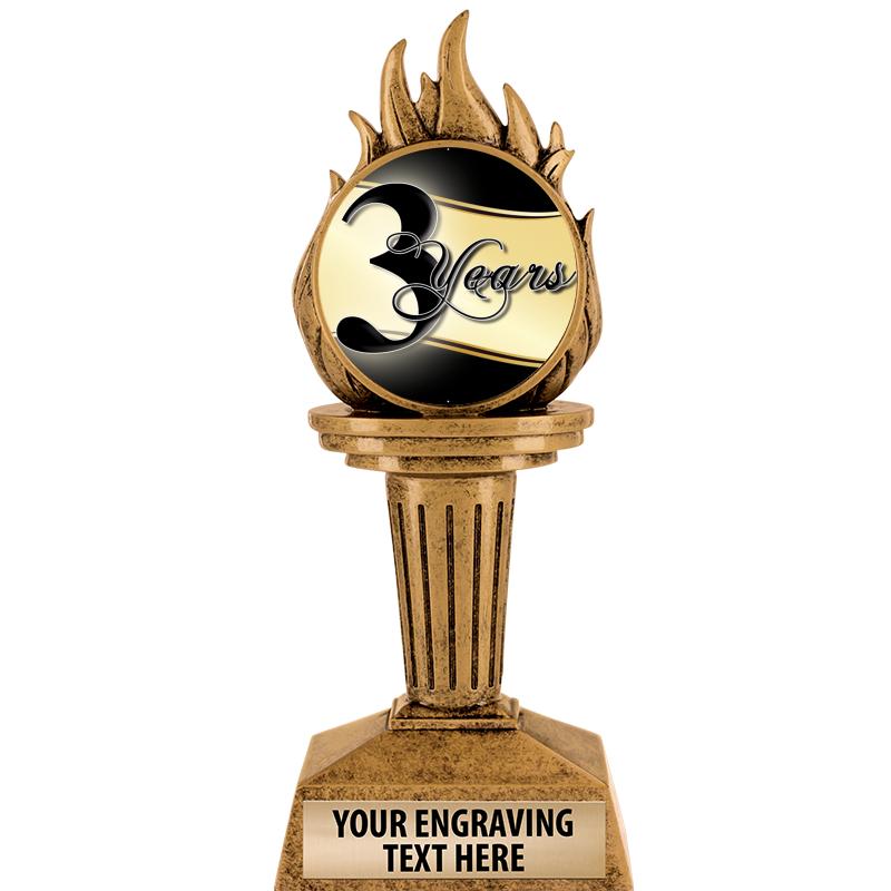 7.25" TORCH INSERT SCULPTURE