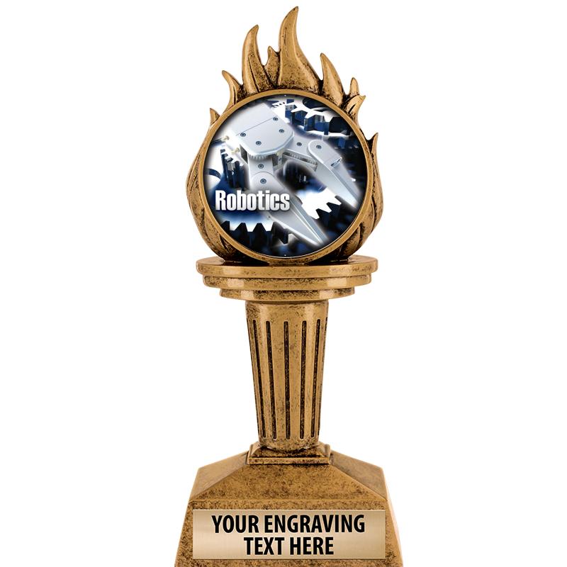 7.25" TORCH INSERT SCULPTURE