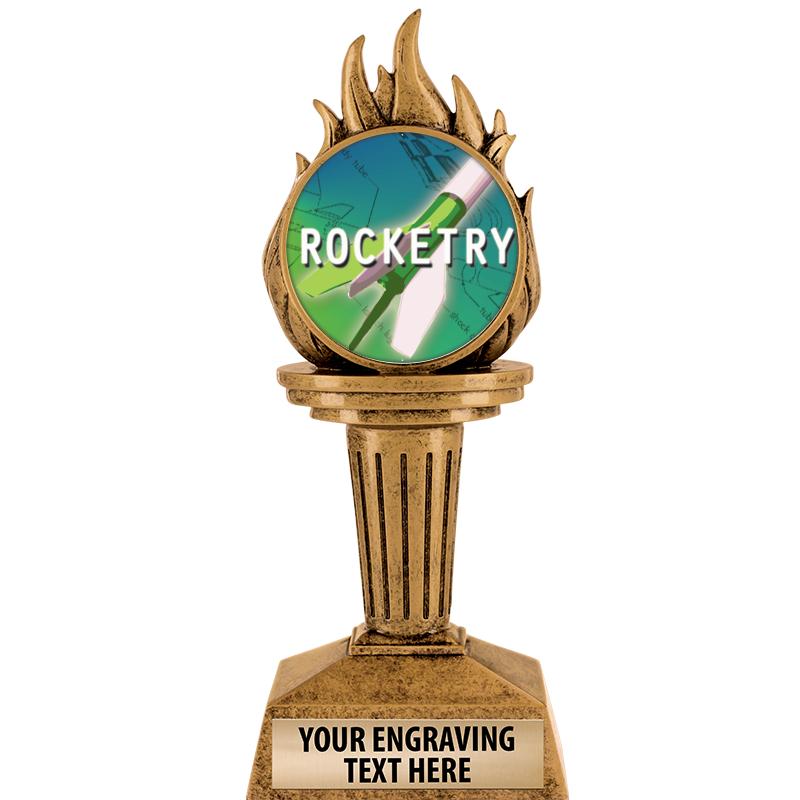 7.25" TORCH INSERT SCULPTURE