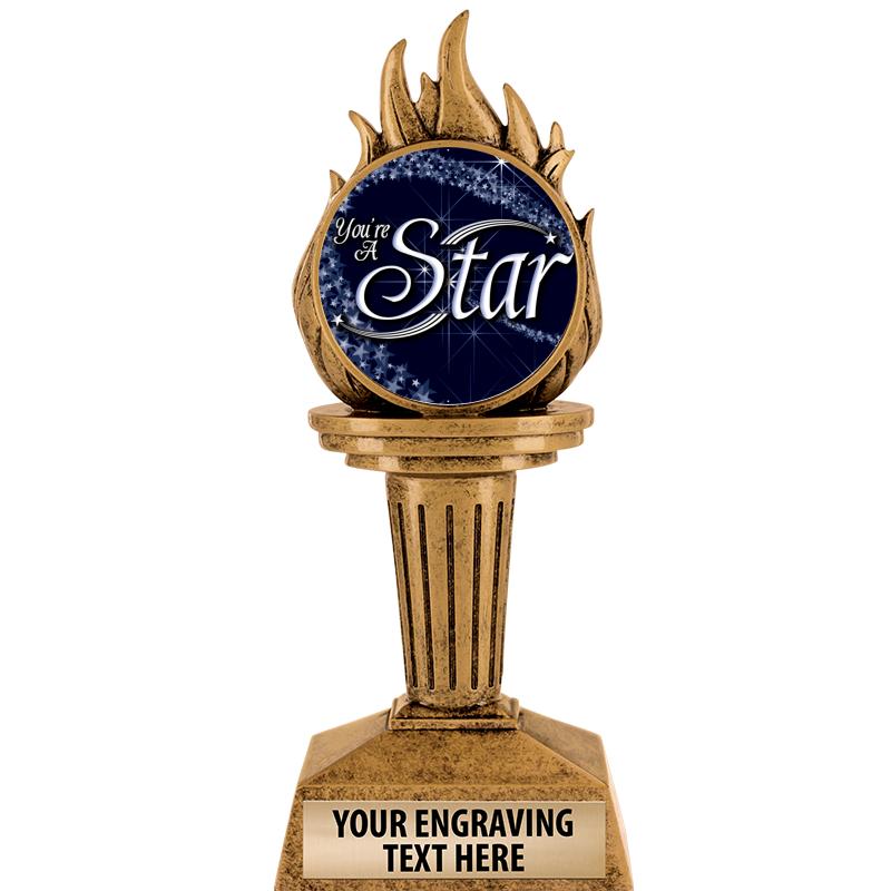 7.25" TORCH INSERT SCULPTURE