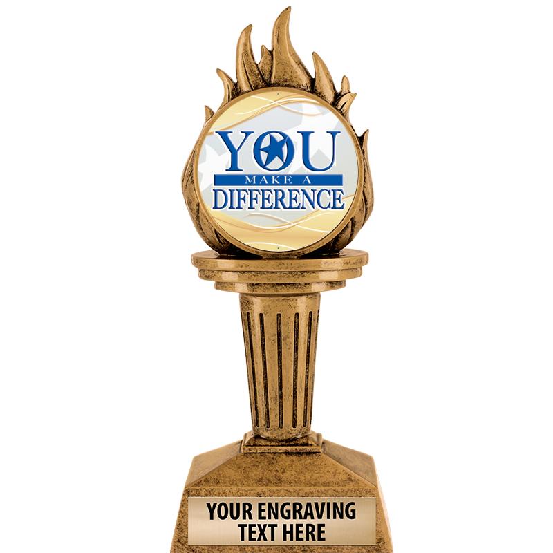 7.25" TORCH INSERT SCULPTURE