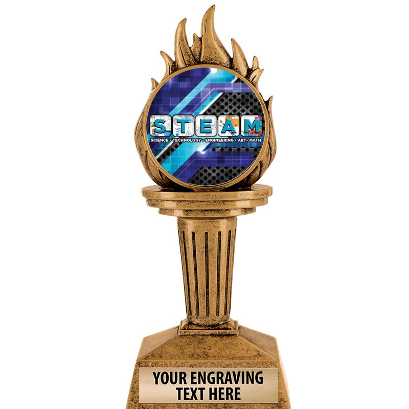 7.25" TORCH INSERT SCULPTURE