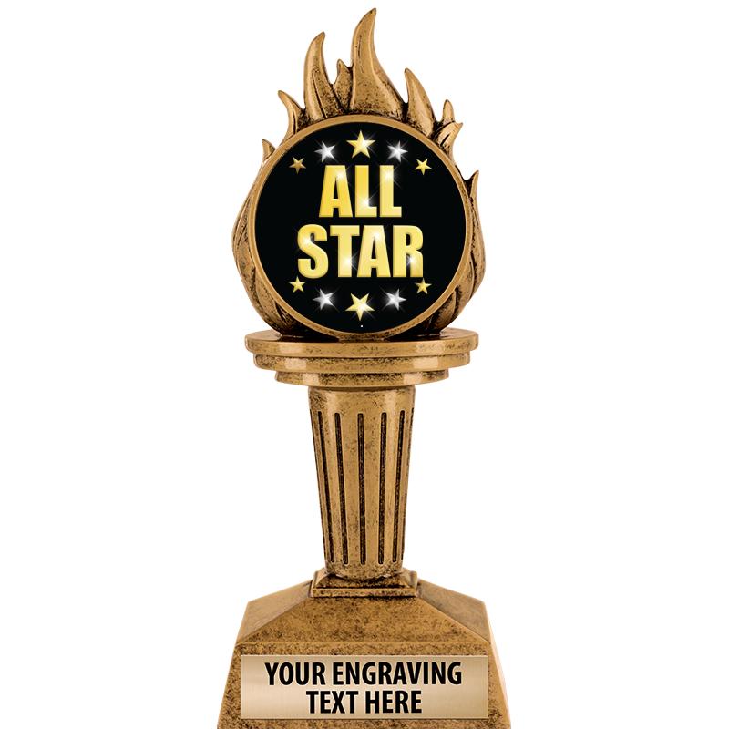 7.25" TORCH INSERT SCULPTURE