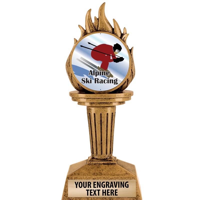 7.25" TORCH INSERT SCULPTURE