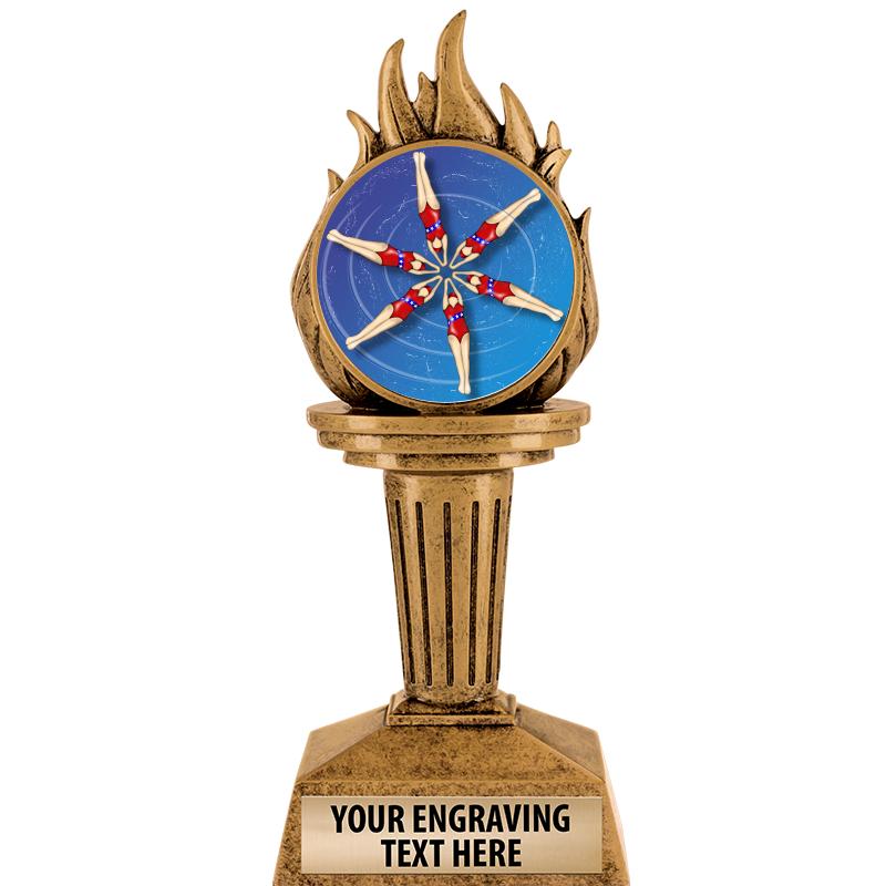 7.25" TORCH INSERT SCULPTURE