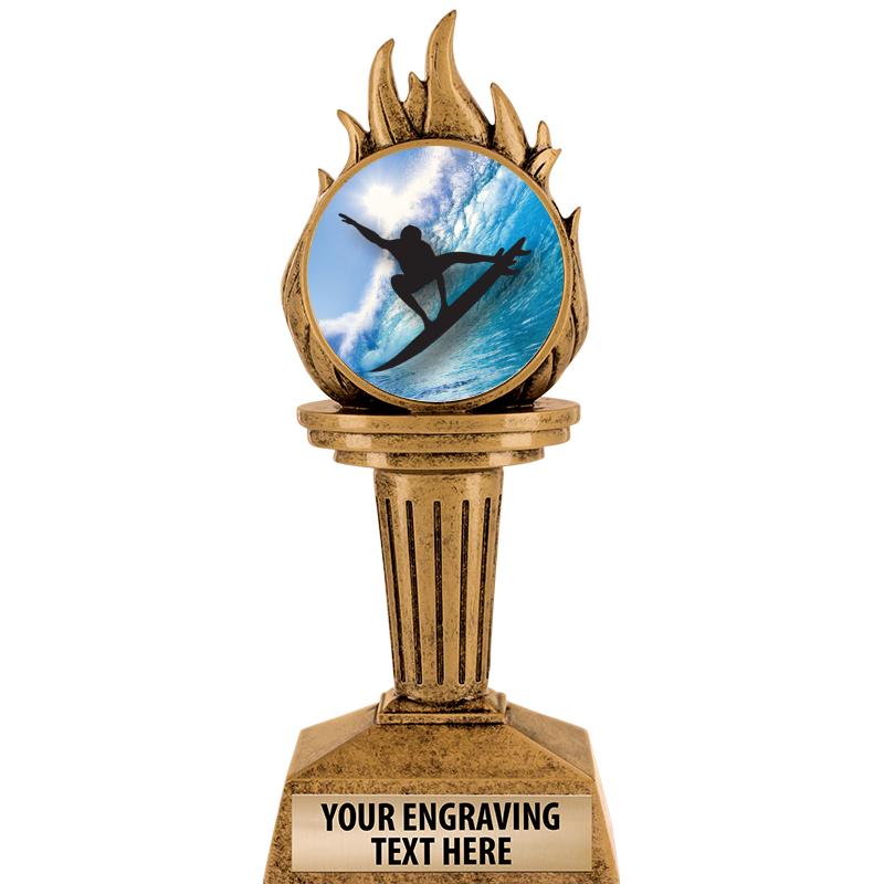 7.25" TORCH INSERT SCULPTURE