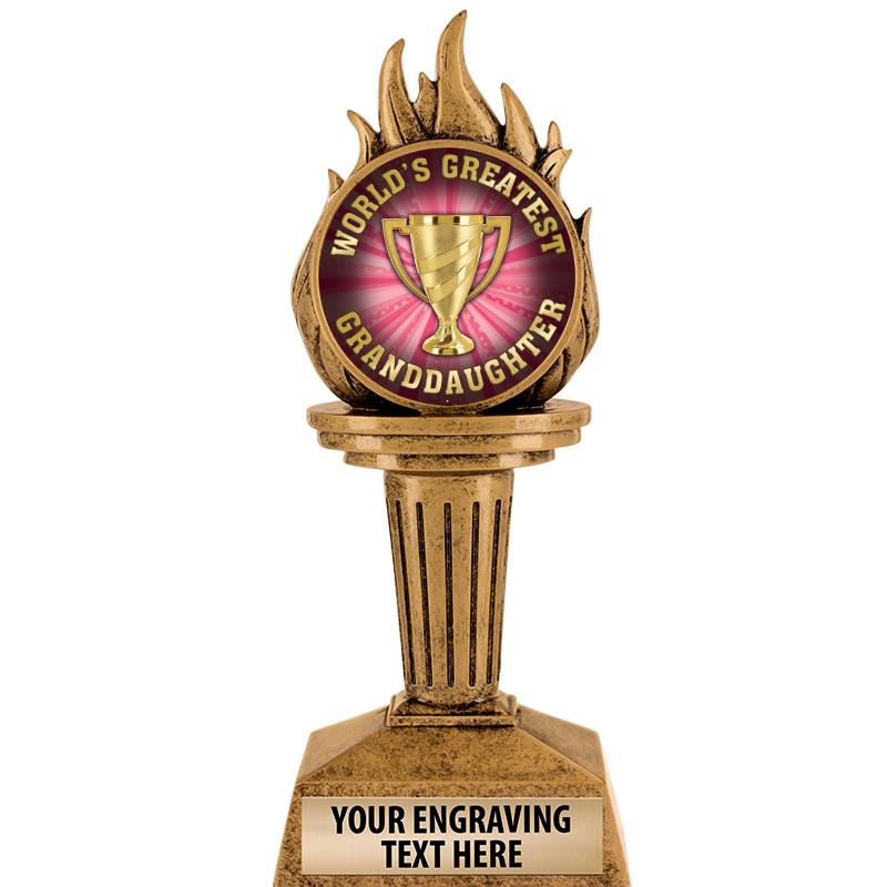 7.25" TORCH INSERT SCULPTURE