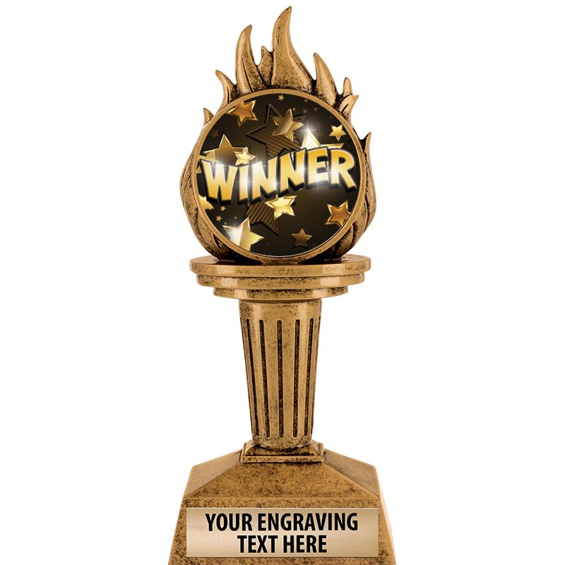 7.25" TORCH INSERT SCULPTURE