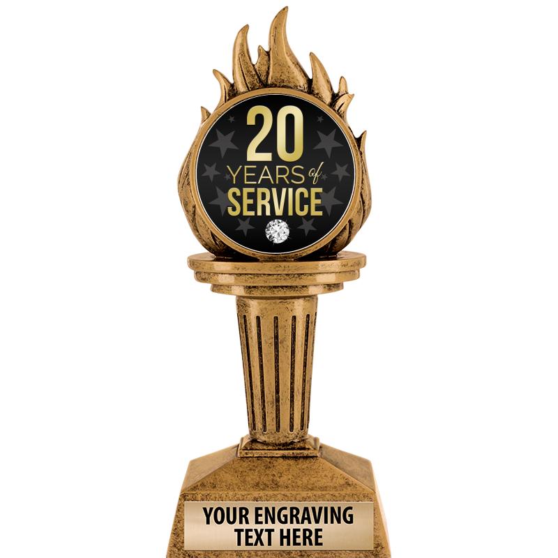 7.25" TORCH INSERT SCULPTURE