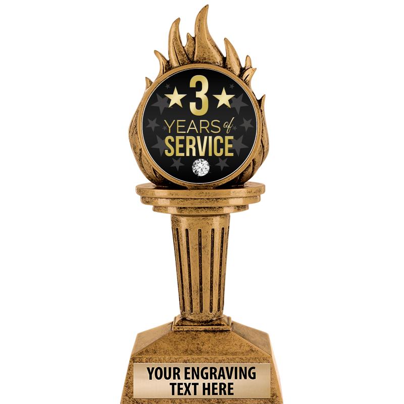 7.25" TORCH INSERT SCULPTURE