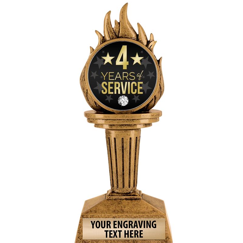 7.25" TORCH INSERT SCULPTURE