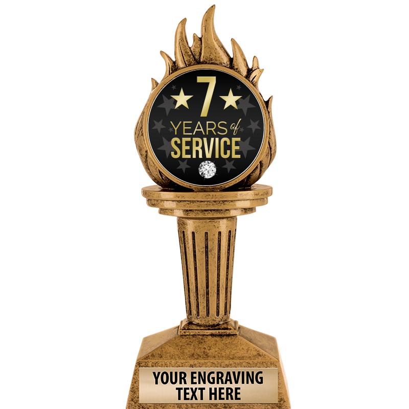 7.25" TORCH INSERT SCULPTURE