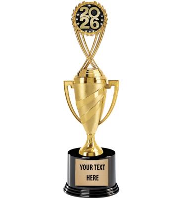 13" USSSA Gold Swirl Cup Trophy