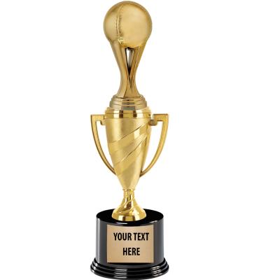 13" USSSA Gold Swirl Cup Trophy