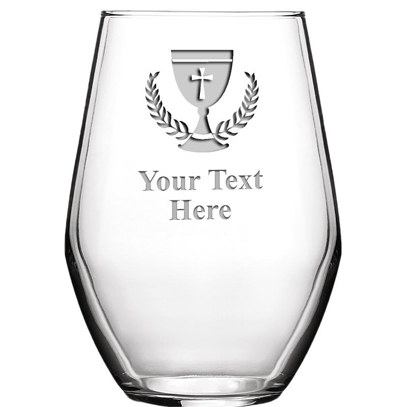 19 OZ BARCELONA STMLSS WINE GL