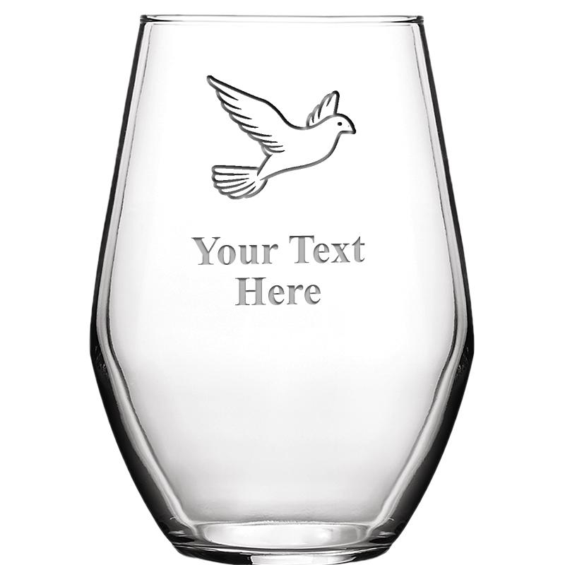 19 OZ BARCELONA STMLSS WINE GL