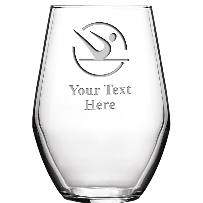 19 OZ BARCELONA STMLSS WINE GL