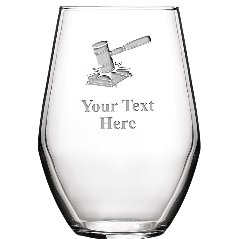 19 OZ BARCELONA STMLSS WINE GL