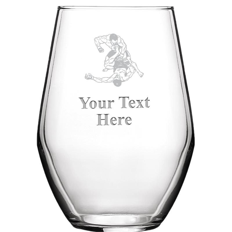 19 OZ BARCELONA STMLSS WINE GL