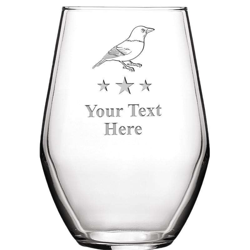 19 OZ BARCELONA STMLSS WINE GL