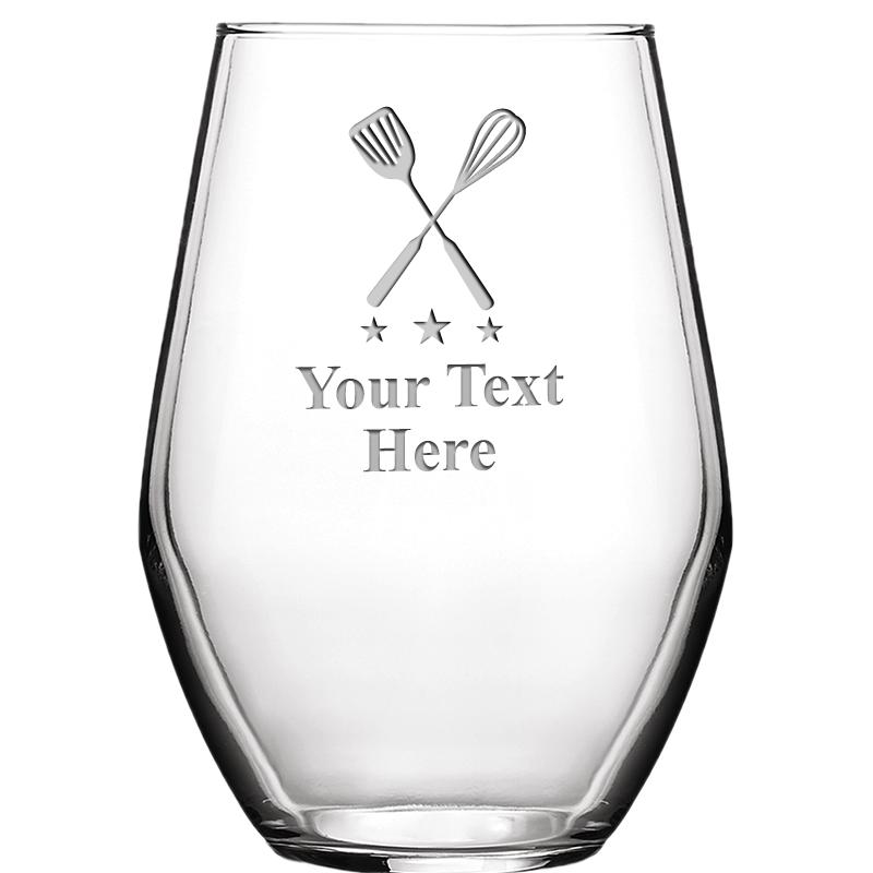 19 OZ BARCELONA STMLSS WINE GL