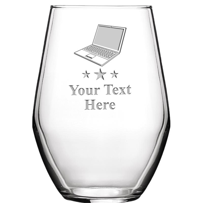 19 OZ BARCELONA STMLSS WINE GL