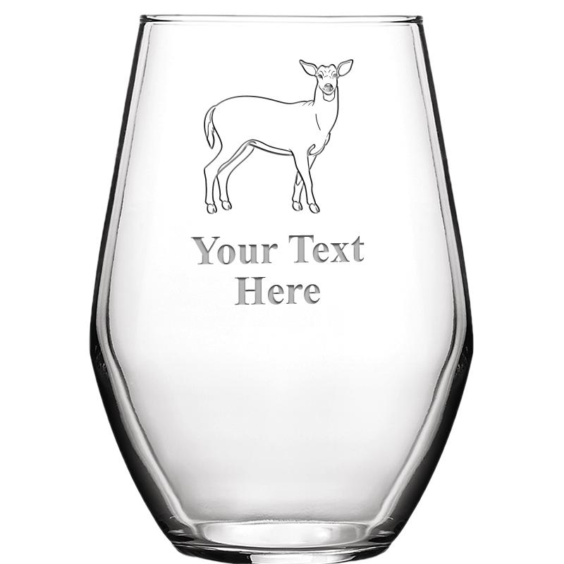 19 OZ BARCELONA STMLSS WINE GL