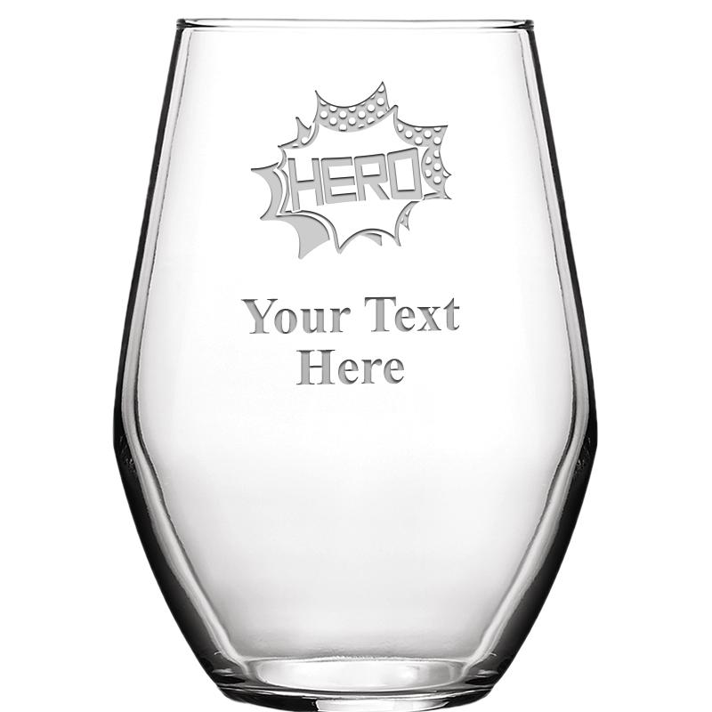 19 OZ BARCELONA STMLSS WINE GL