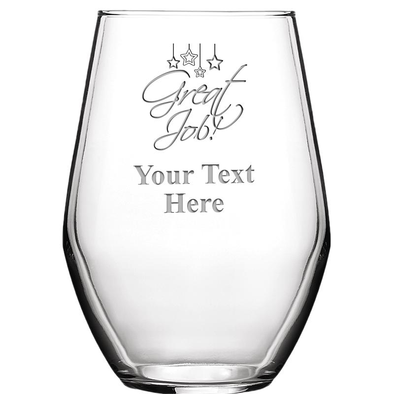 19 OZ BARCELONA STMLSS WINE GL