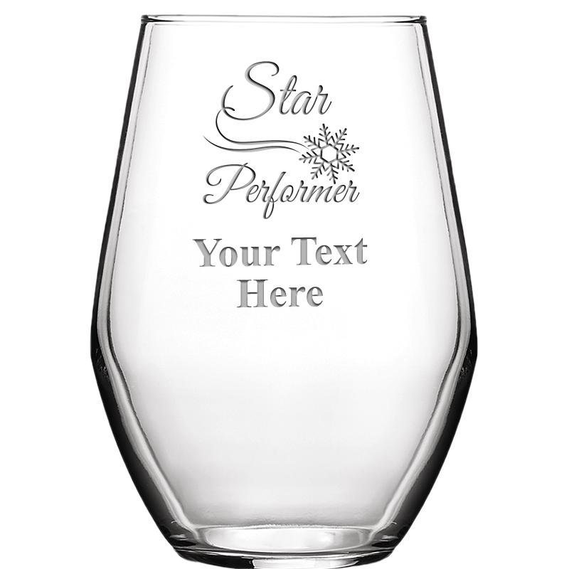 19 OZ BARCELONA STMLSS WINE GL