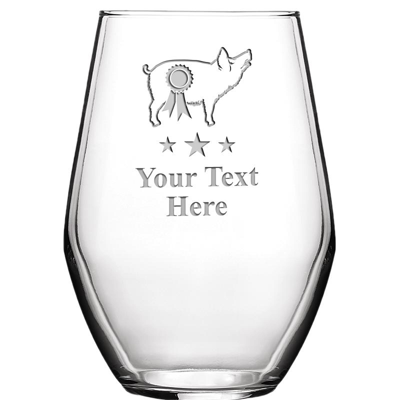 19 OZ BARCELONA STMLSS WINE GL