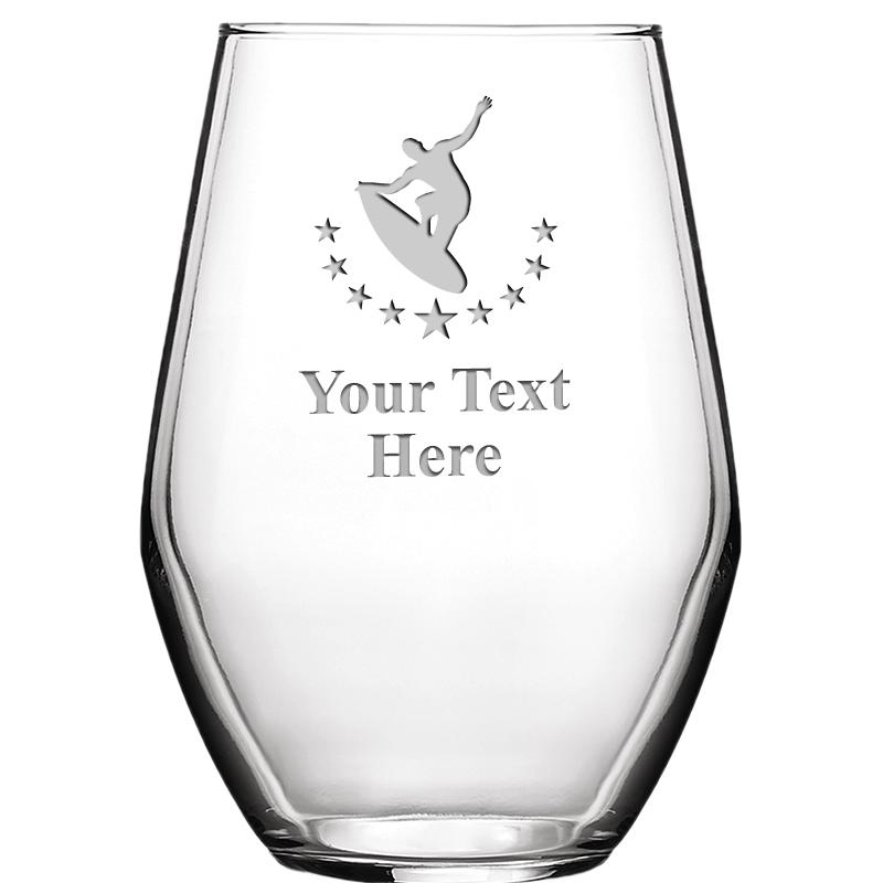 19 OZ BARCELONA STMLSS WINE GL