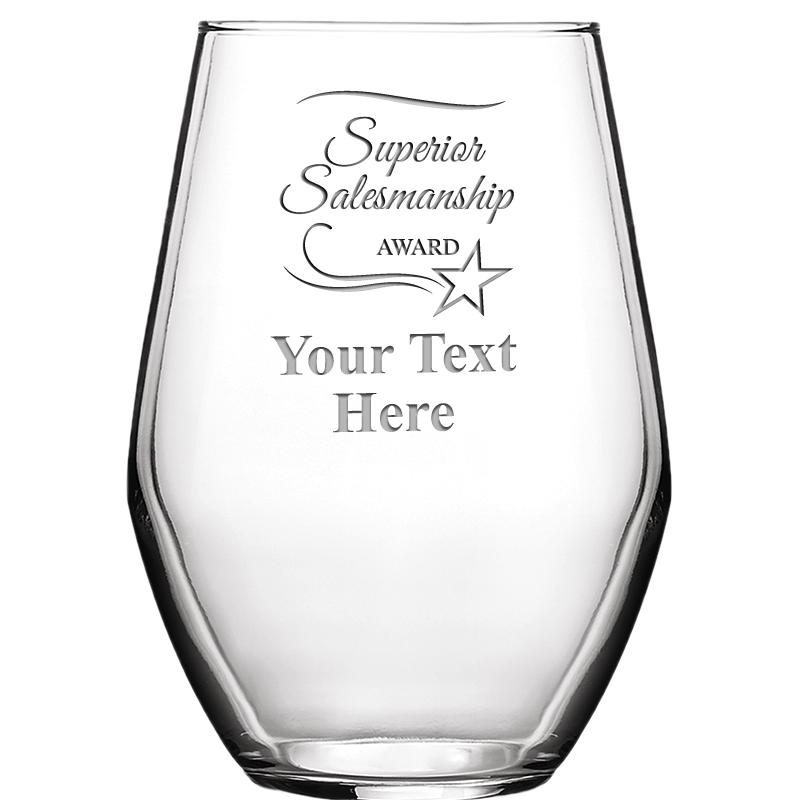 19 OZ BARCELONA STMLSS WINE GL