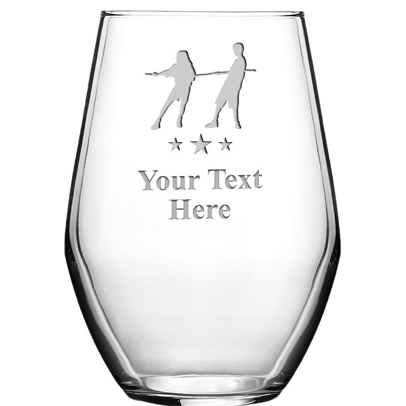 19 OZ BARCELONA STMLSS WINE GL