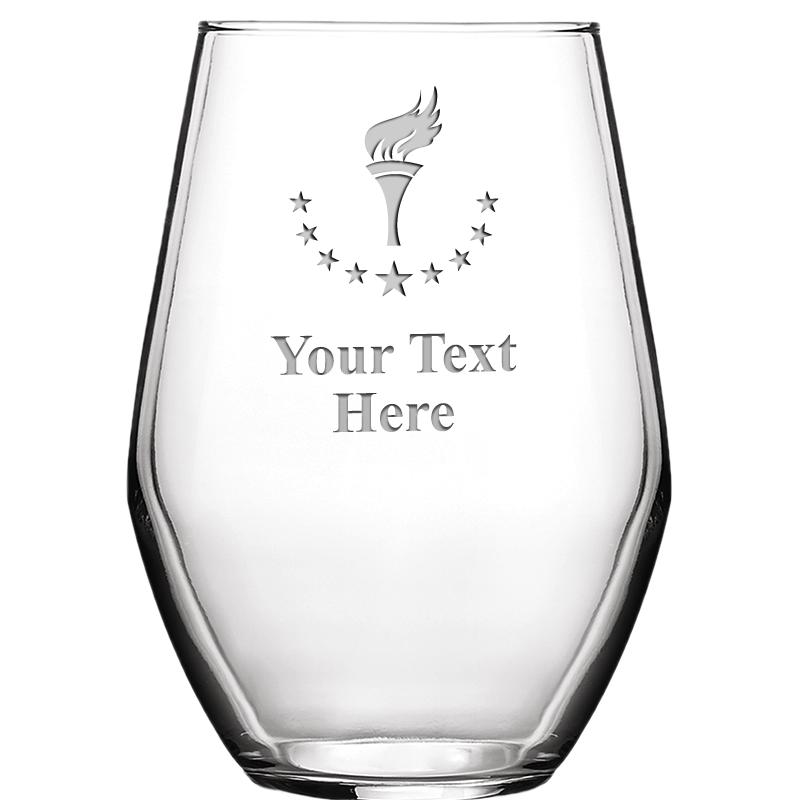 19 OZ BARCELONA STMLSS WINE GL