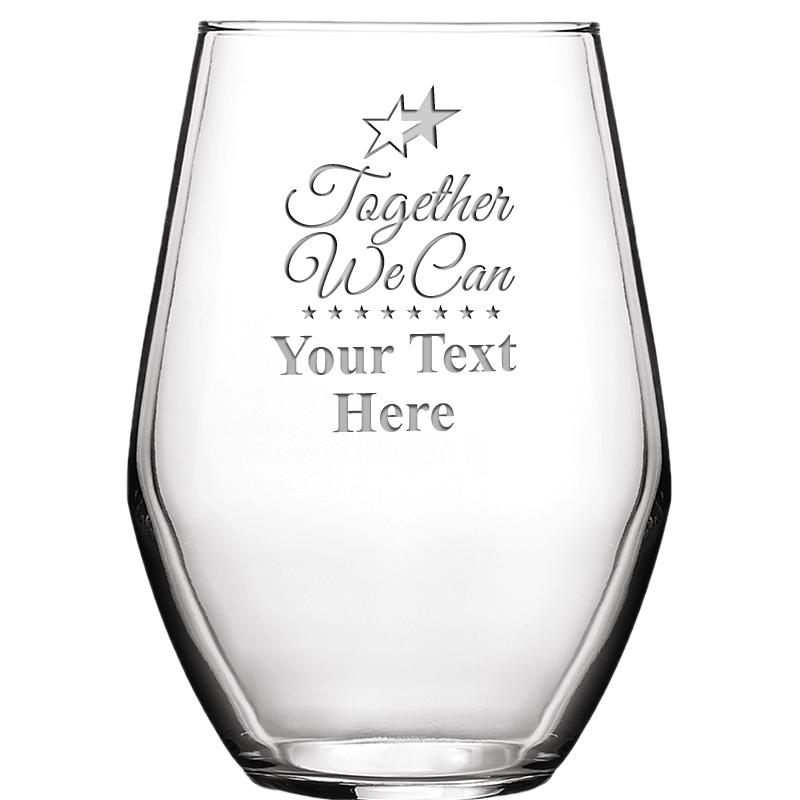 19 OZ BARCELONA STMLSS WINE GL