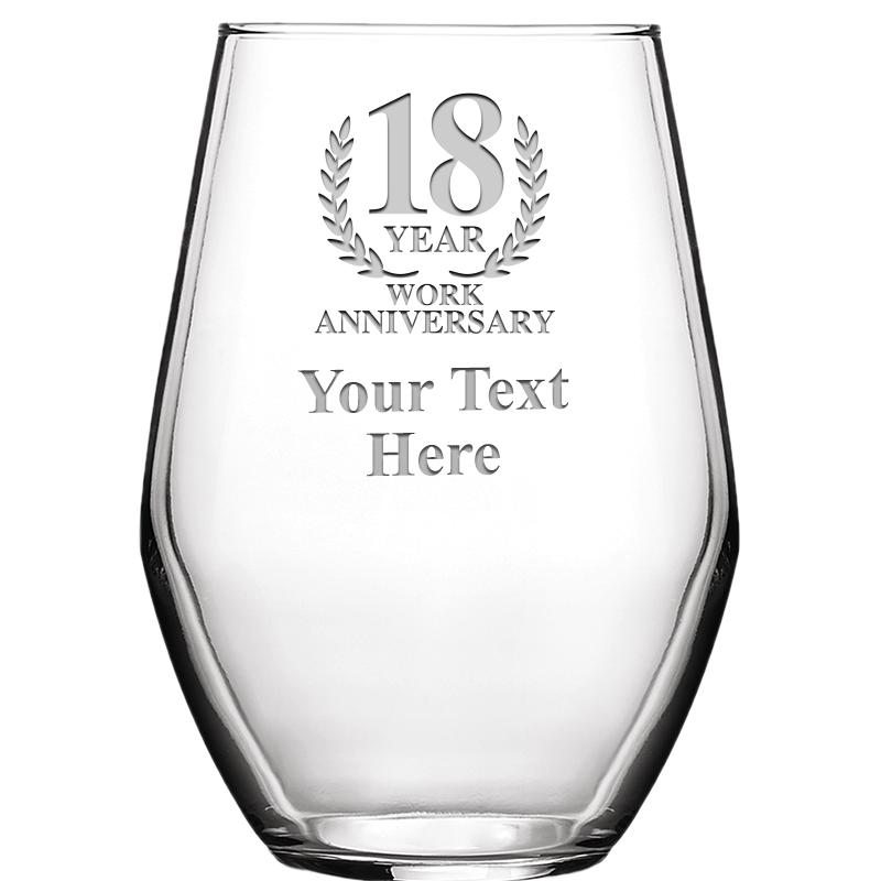 19 OZ BARCELONA STMLSS WINE GL