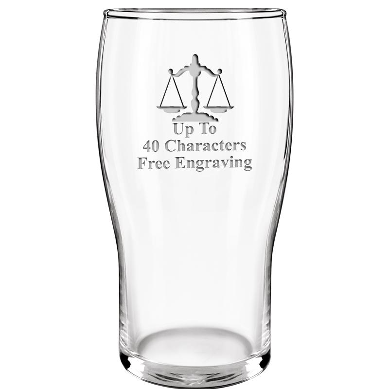 19.3oz BELFAST BEER GLASS