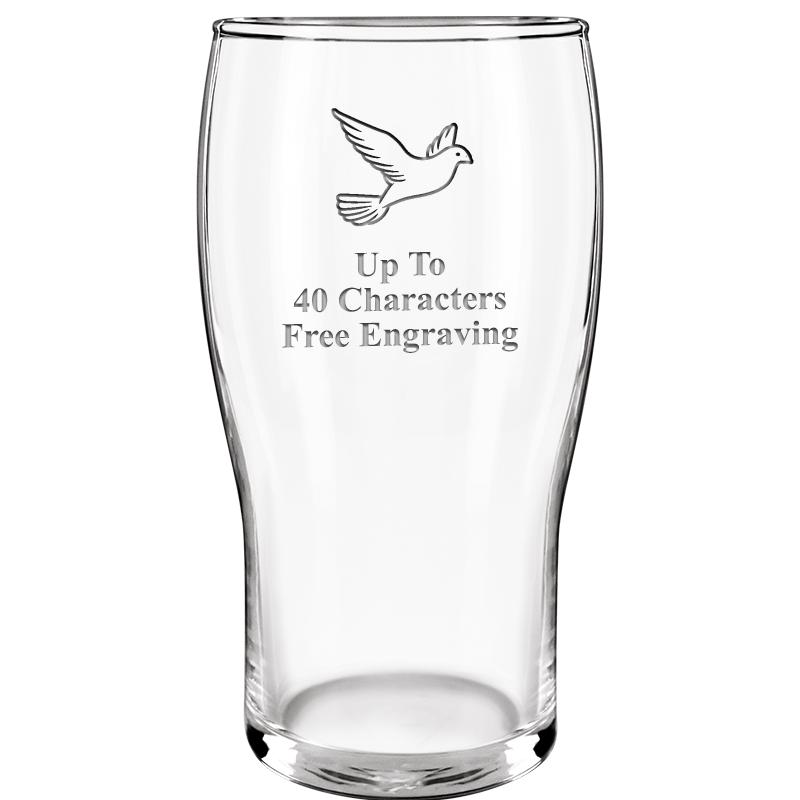 19.3oz BELFAST BEER GLASS