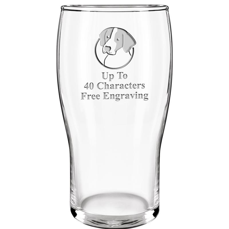 19.3oz BELFAST BEER GLASS