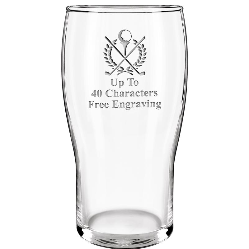 19.3oz BELFAST BEER GLASS
