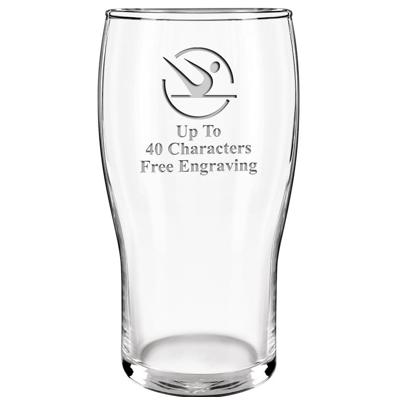 19.3oz BELFAST BEER GLASS