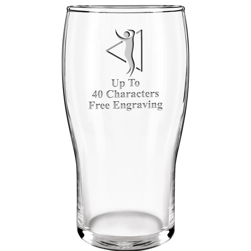 19.3oz BELFAST BEER GLASS