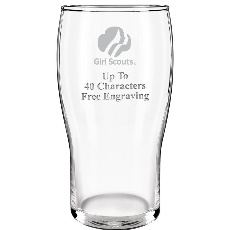 19.3oz BELFAST BEER GLASS