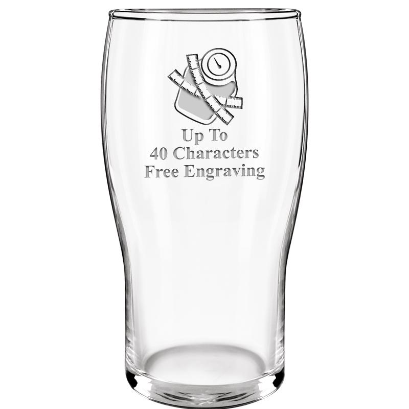 19.3oz BELFAST BEER GLASS