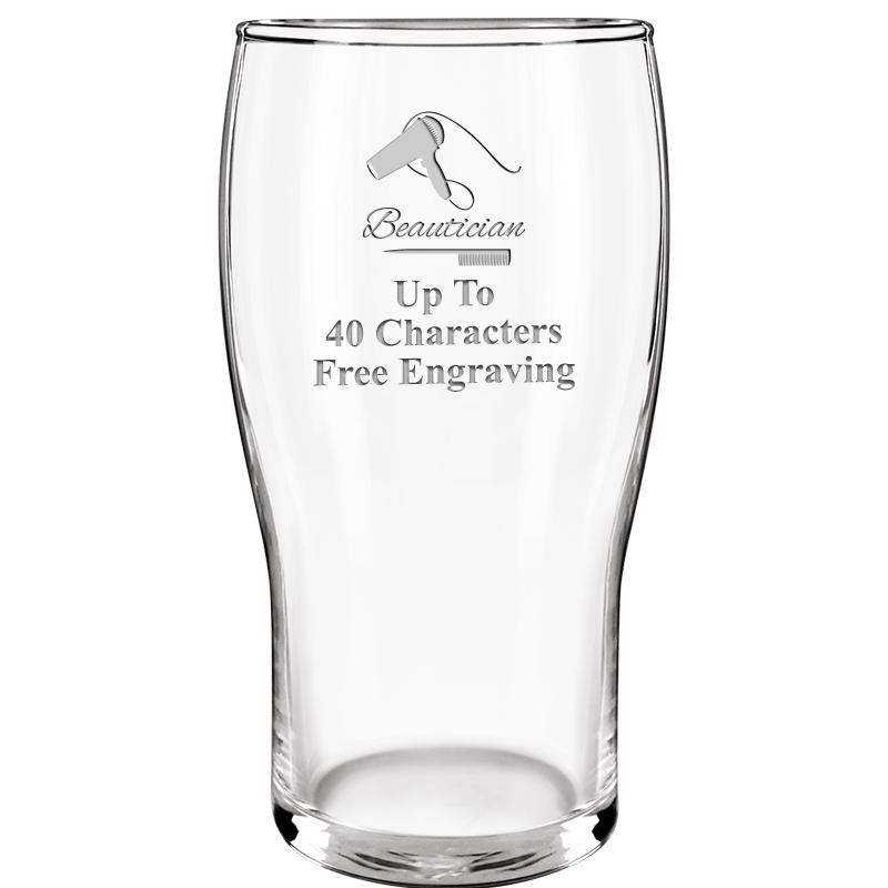 19.3oz BELFAST BEER GLASS