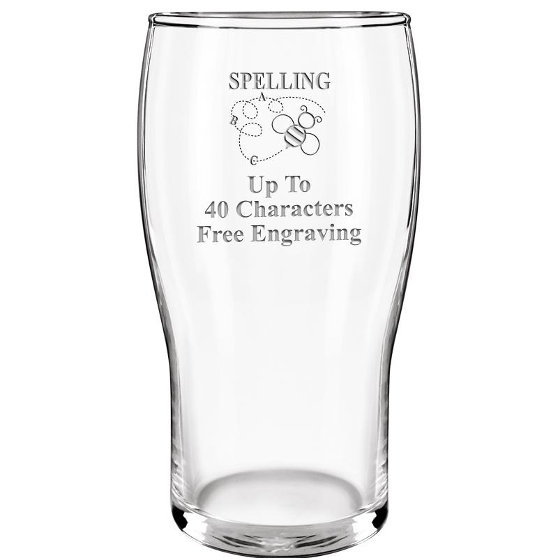 19.3oz BELFAST BEER GLASS